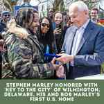 Presented with 'key to the city' in Wilmington, DE