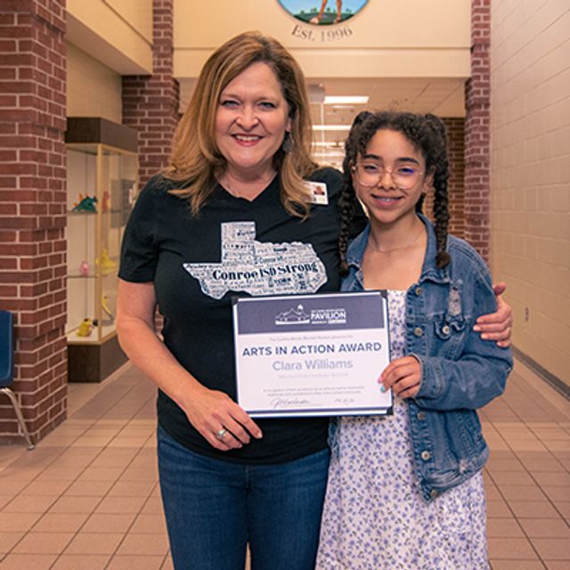 The Pavilion Recognizes Outstanding Arts Students with the Arts in Action Awards Program